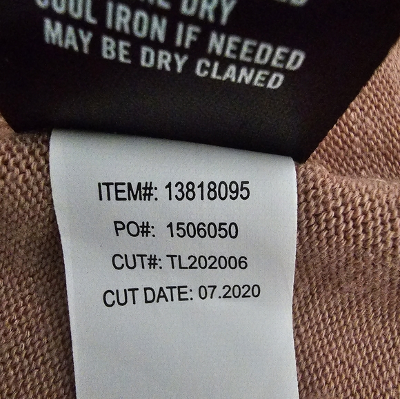 Torrid Long Sleeve Shirt Size 3X Blush Tan Mock Turtle Neck Pullover Tunic Top - Picture 8 of 8